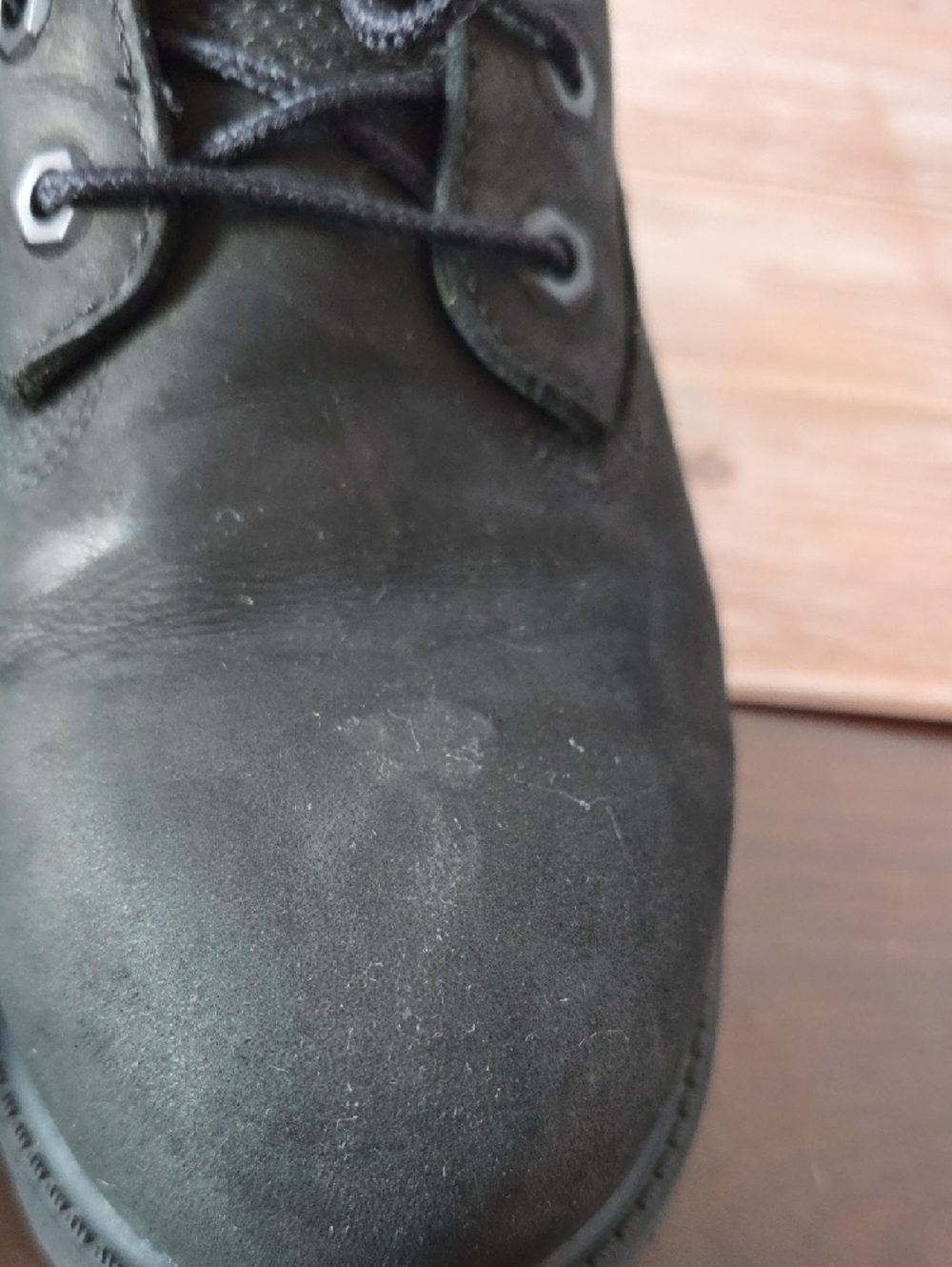 Timberland Black Lace-Up Rugged Work Boots Boys Sz 6 - Picture 8 of 9